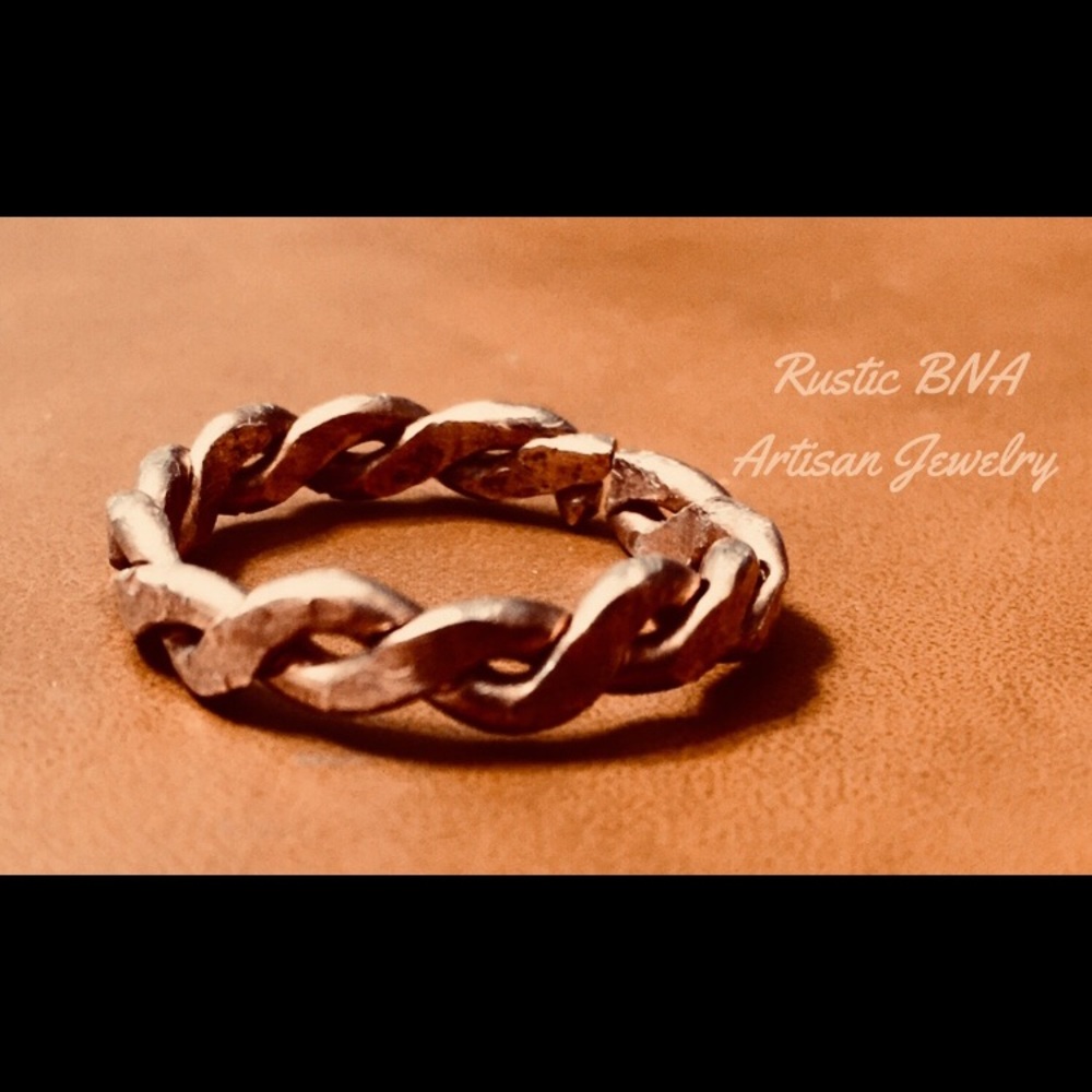 🌀Copper Ring Celtic Statement Fashion Handmade